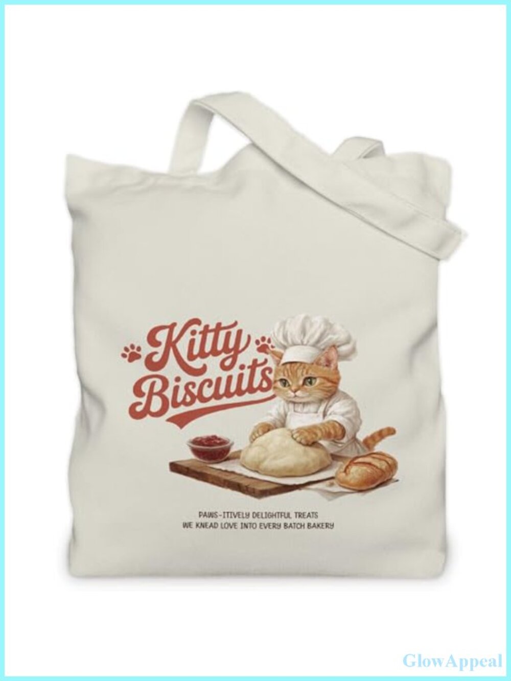 Canvas Tote Bag with Inner Pocket, Large Capacity, Everyday Use
